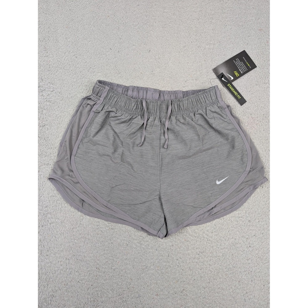 Nike Dri-FIT Running Training Shorts Womens Small Gray Standard Fit DB4487-067 - Picture 2 of 14